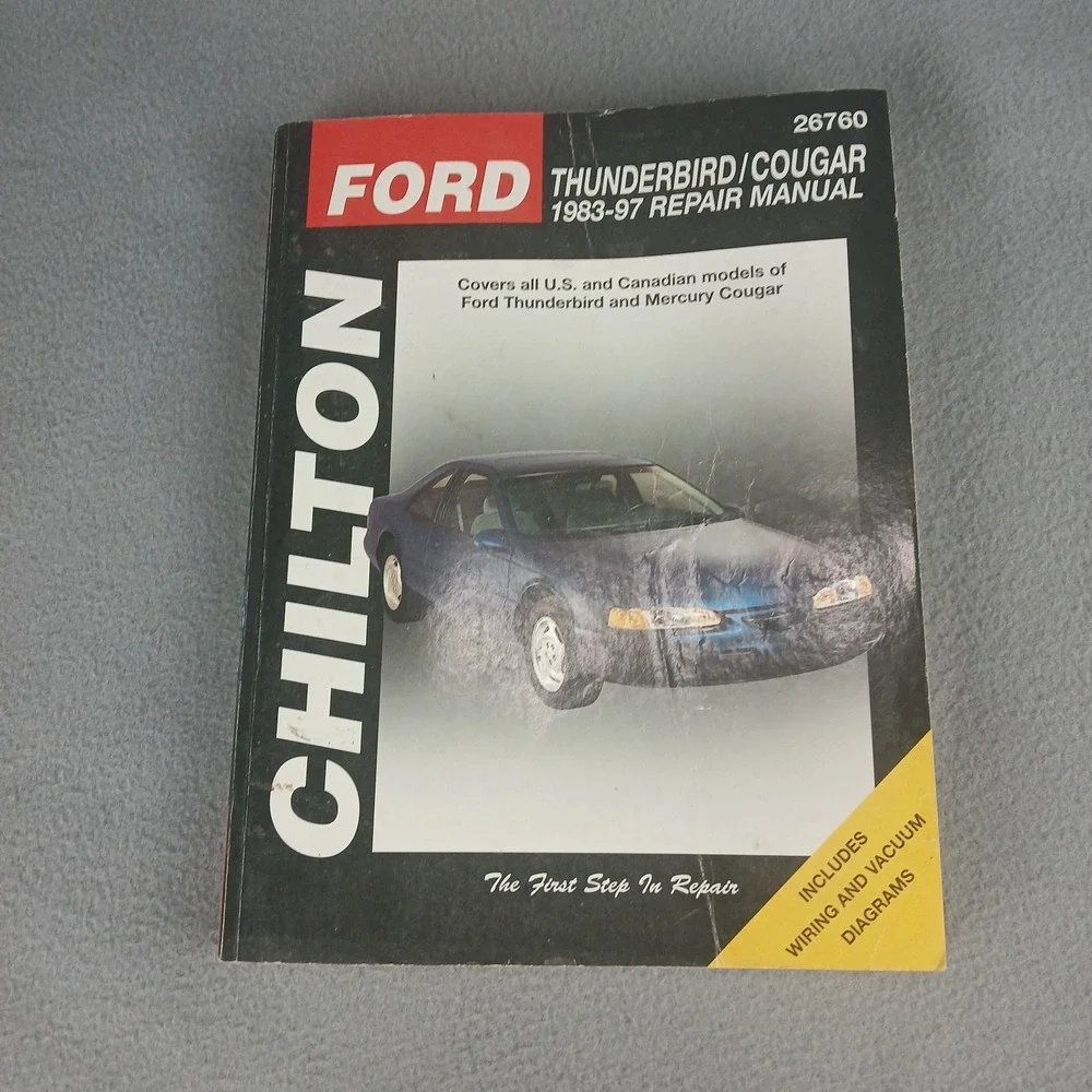 Chilton Ford Thunderbird Mercury Cougar Repair Manual 1983-1997 #26760